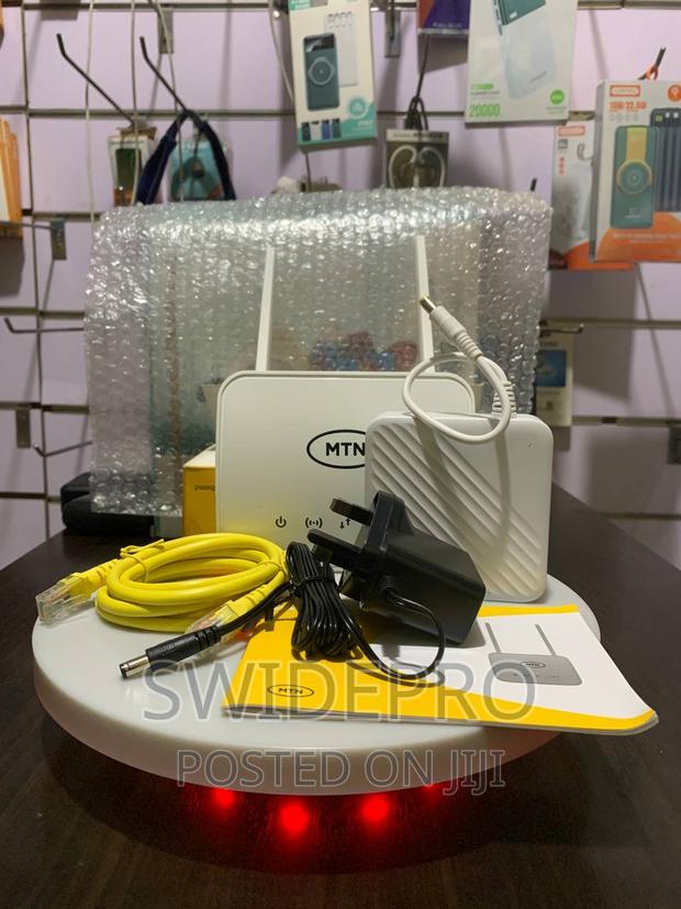 4G MTN Universal Router Broadband + Back Up Battery/Ups · Photo 3