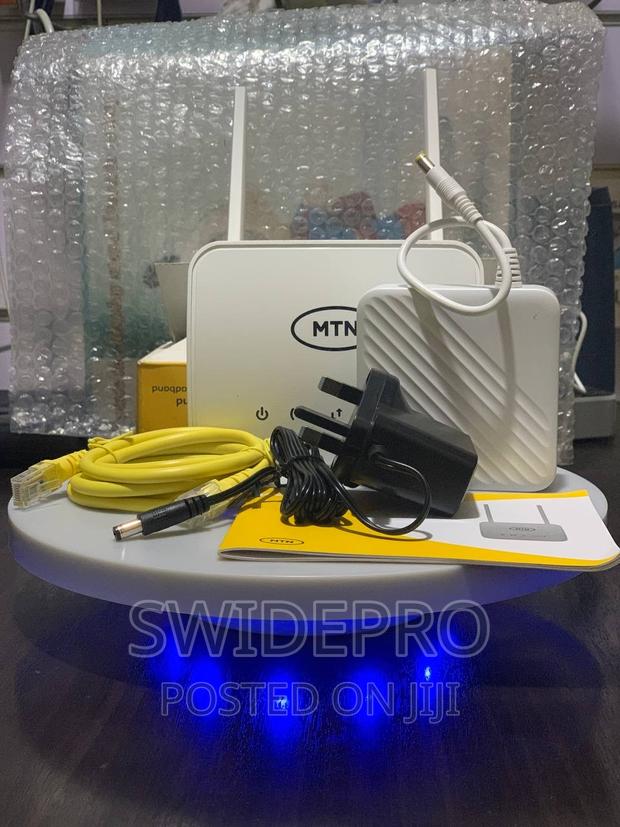 4G MTN Universal Router Broadband + Back Up Battery/Ups · Photo 5
