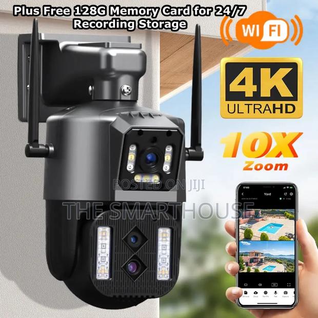 Smart Triple-Lens CCTV Camera · Photo 1