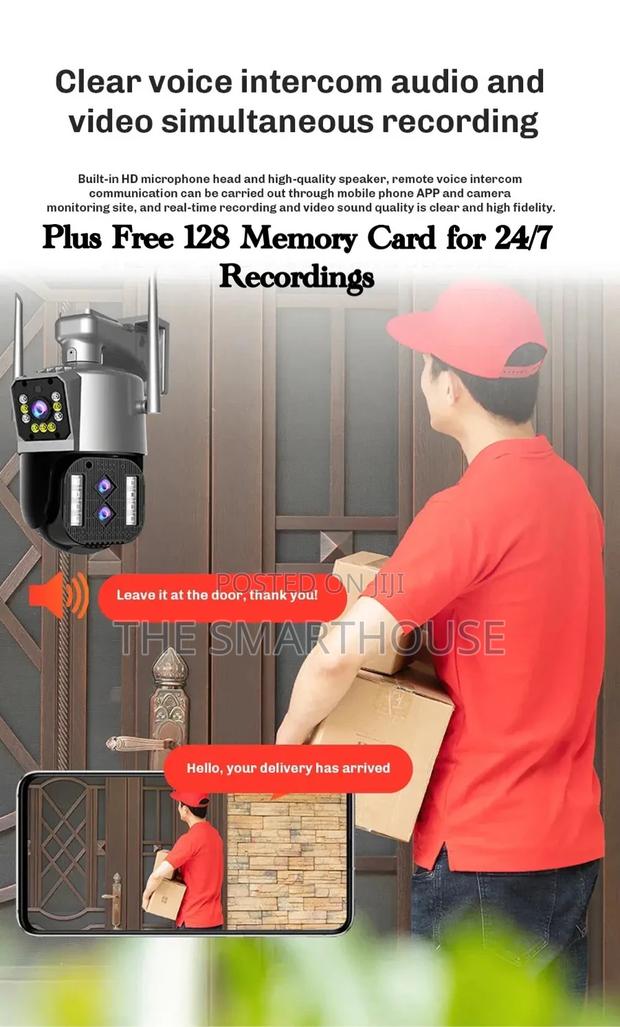 Smart Triple-Lens CCTV Camera · Photo 4