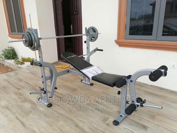 Commercial Weight Bench With 50kg Weight · Photo 1