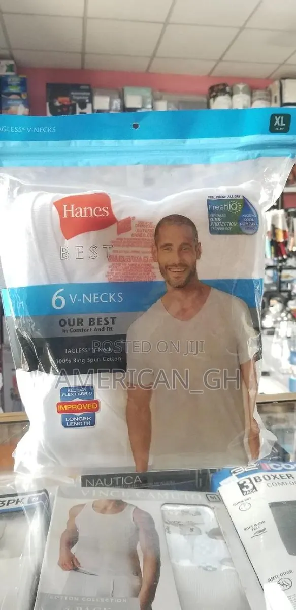 Hanes 6 Pieces v-Neck (Xl) · Photo 1