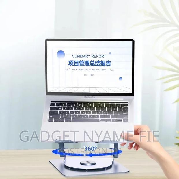 Adjustable Laptop Stand With Cooling Fan · Photo 1