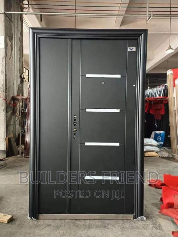 New Smooth One Half Standard Steel Security Door+Handle · Photo 1