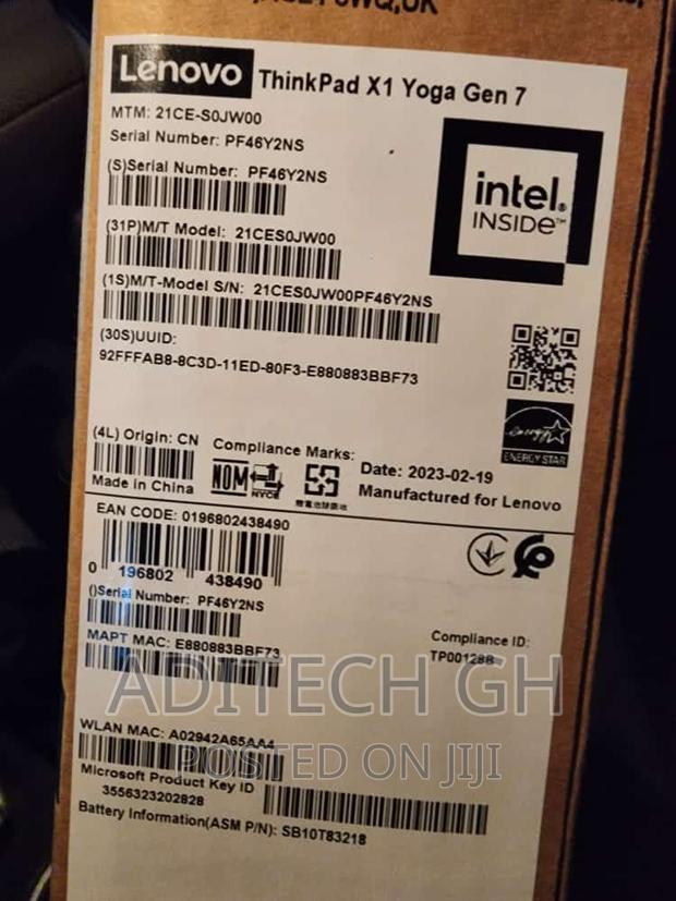 New Laptop Lenovo Thinkpad X1 Yoga 16GB Intel Core I7 SSD 256GB · Photo 2