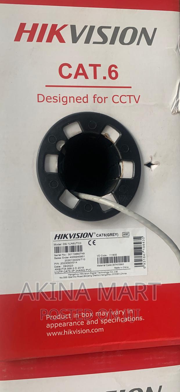 Hikvision Cat6 Full Coppernetwork Cable 305m · Photo 3