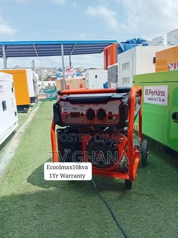 Heavy-Duty Ecoolmax 10KVA Generator – Powerful and Dependable10kva · Photo 1