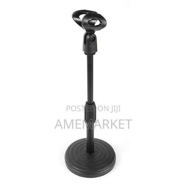 Metal Desktop Microphone Stand Live Streaming Studio Condenser Mic · Photo 1