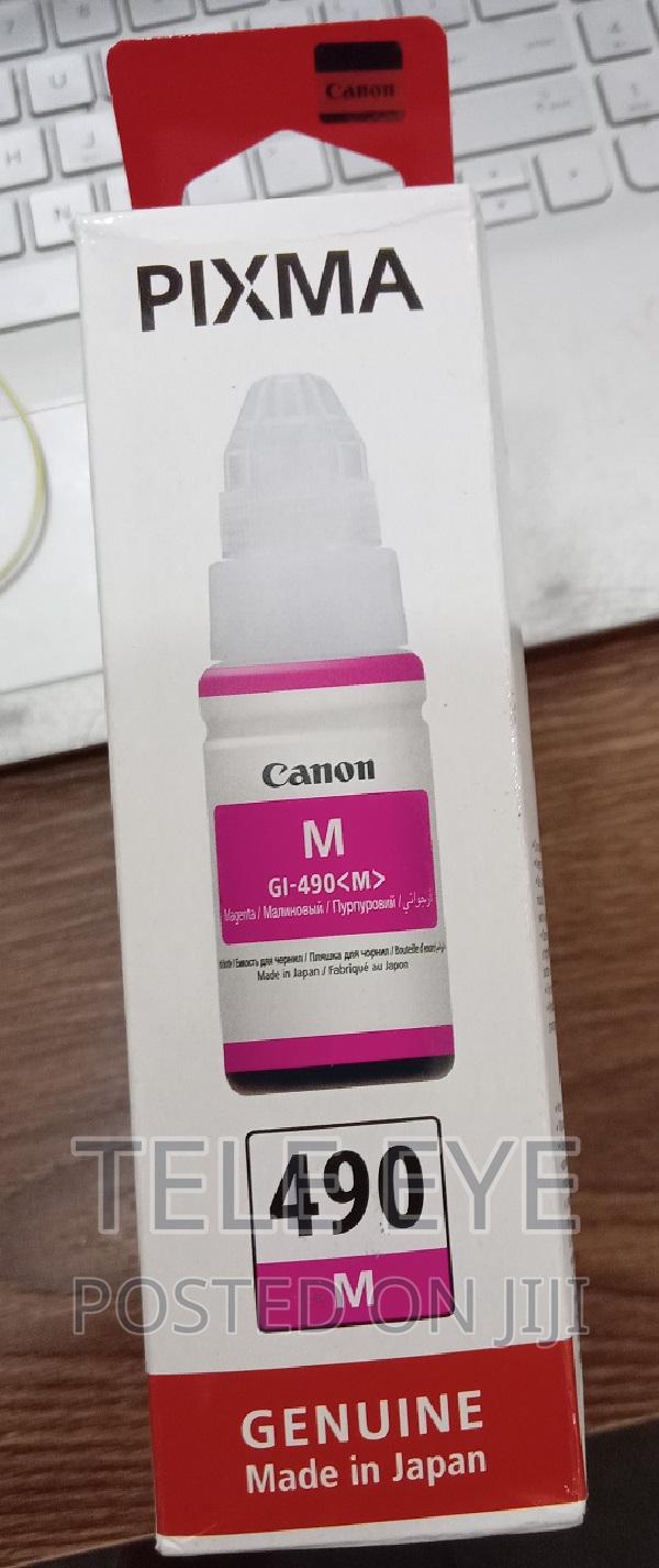 Genuine Canon Pixma-490 Magenta Ink · Photo 1