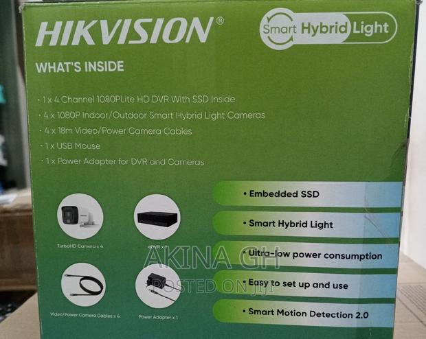 Hikvision Complete 4ch Color CCTV Camera Kit · Photo 2