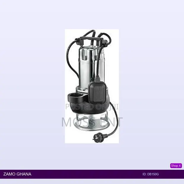 Drainage Water Pump 1700w Double Channel - Db150g · Photo 1