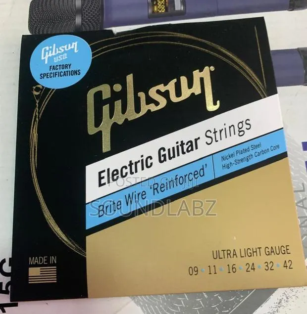 Gibson Brite Wire 'Reinforced' Electric Guitar Strings · Photo 1