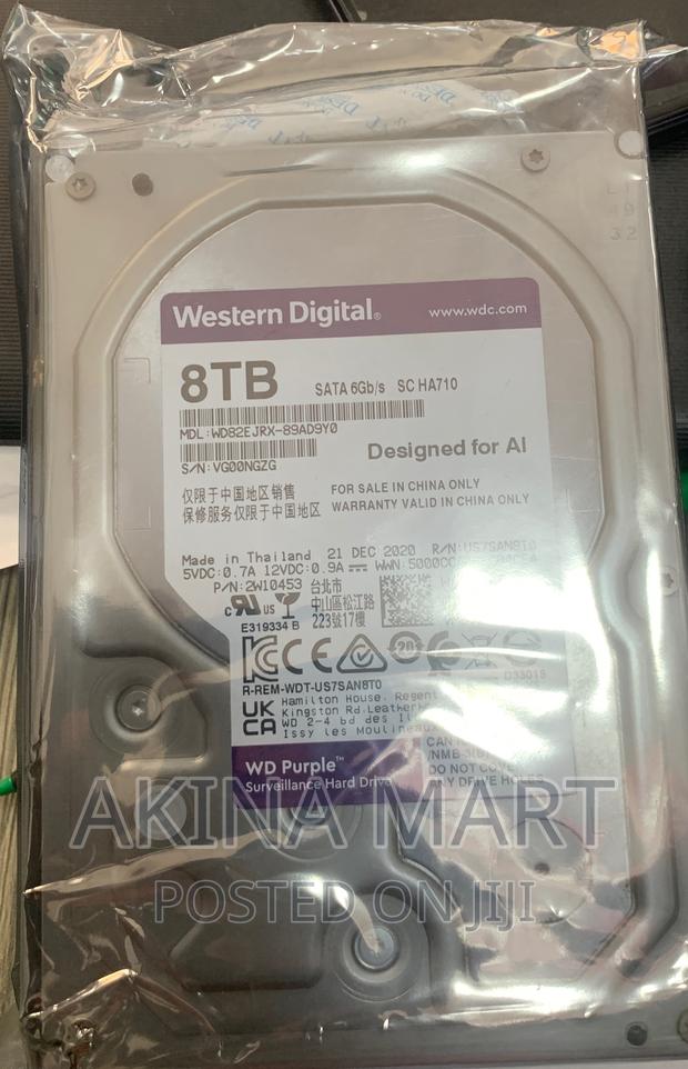 8tb Wd Surveillance Hard Disk Wd 8tb HDD · Photo 1