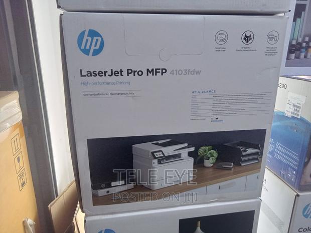 HP Laserjet Promfp M4103fdw Duplex All-in-One Printer · Photo 1