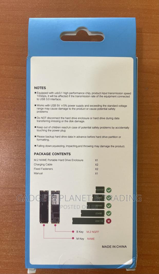 M2 (Ngff Nvme) to USB 3.1 SSD 2 in 1 Enclosure · Photo 5