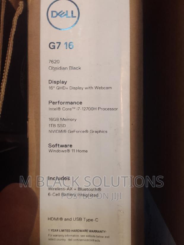New Laptop Dell G16 7620 16GB Intel Core I7 SSD 1T · Photo 3
