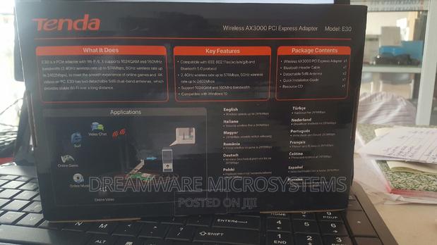 Tenda E30 Wireless Ax3000 Pci Express Adapter/Bluetooth · Photo 4