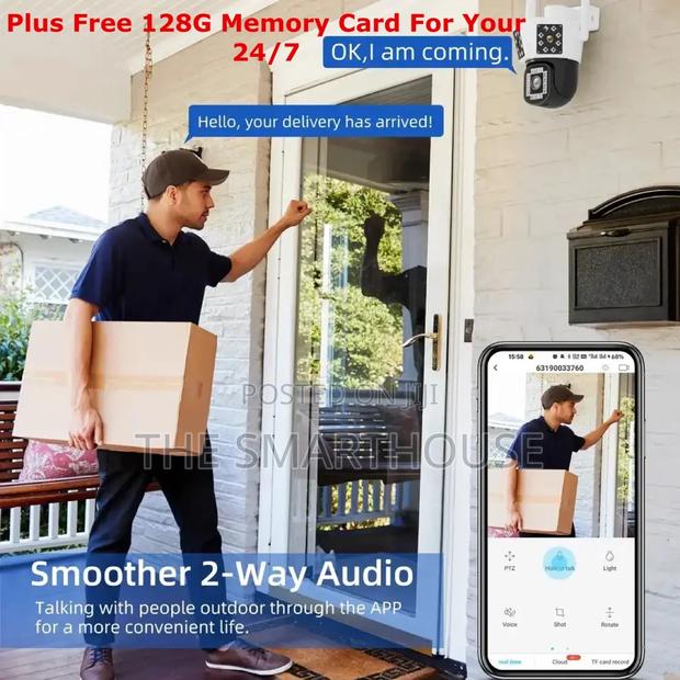Smart Triple Lens CCTV Camera (Plus Free 128G Memory Card) · Photo 3