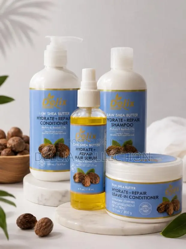 Delix Raw Shea Butter Hair Care Collection – Good for Hair Growth · Photo 1