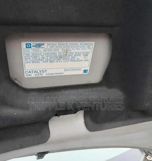 2009-2013 Vibe Matrix Corolla 2.4l Engine and Transmission(Gearbox) · Photo 1