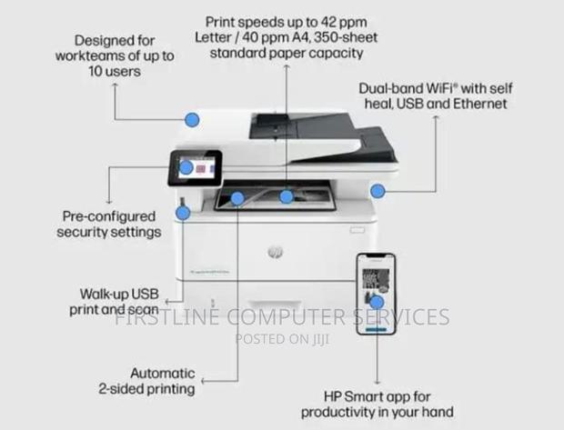 HP Laserjet Pro MFP 4103fdw Printer · Photo 3