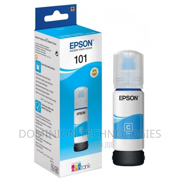 Epson 101 Original Cyan Ecotank Ink Bottle · Photo 1
