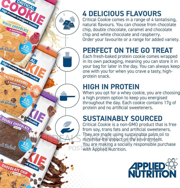 Applied Nutrition Critical Cookie High Protein Bar Biscuits · Photo 5