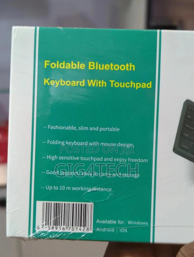 B033 Foldable Bluetooth Keyboard With Touchpad · Photo 4
