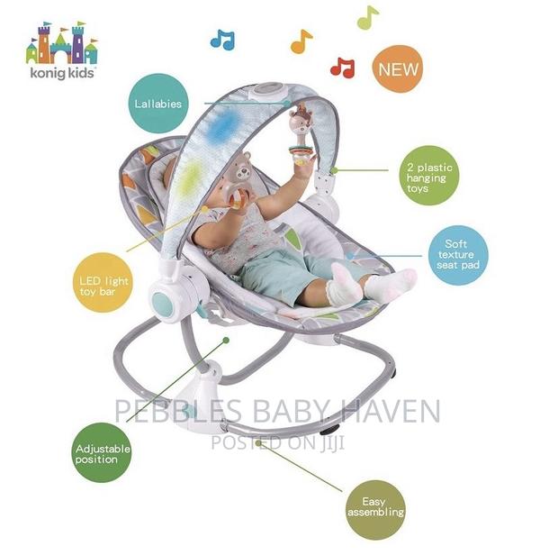 Koniq Kids Baby Bouncer With Lightup Toy Bar · Photo 1