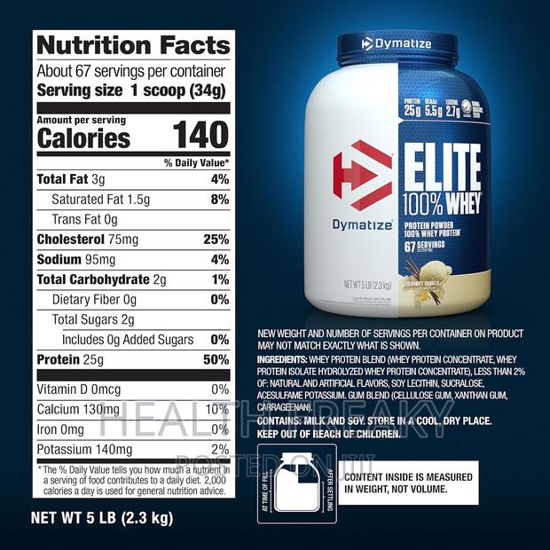 Whey Protein Dymatize Elite 100% Whey Muscle Gain 5lb · Photo 2