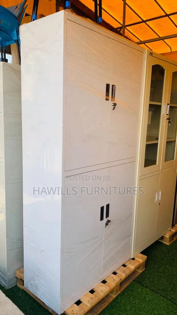 4 Door Storage Cabinet · Photo 1