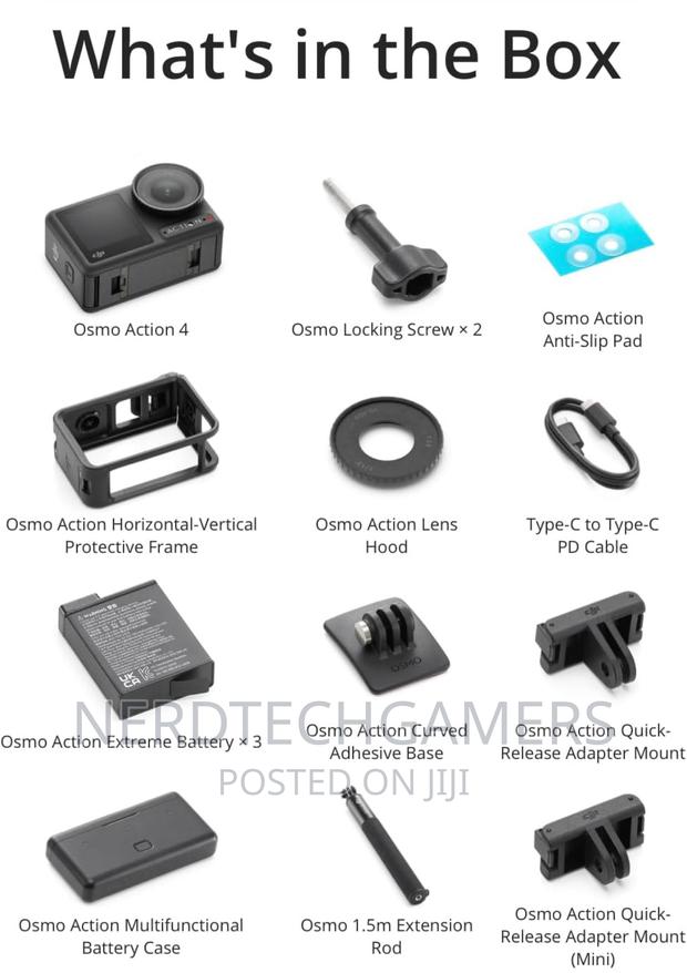 DJI Osmo Action 4 Adventure Combo - /120fps Waterproof. · Photo 3