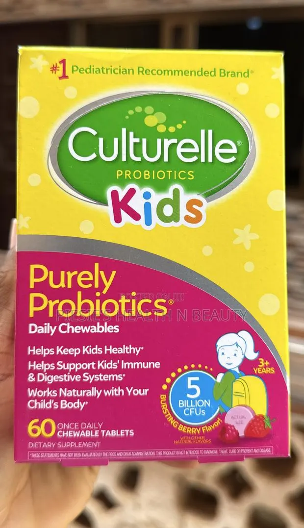 Culturelle Kids Purely Probiotics Chewable Tablets, 60 Count · Photo 1