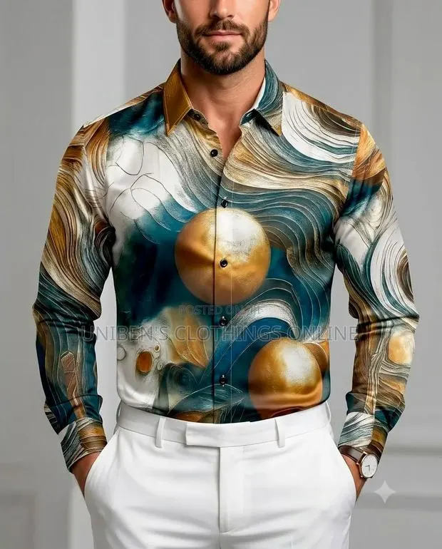 Classic Designer Long Sleeve Shirt · Photo 1