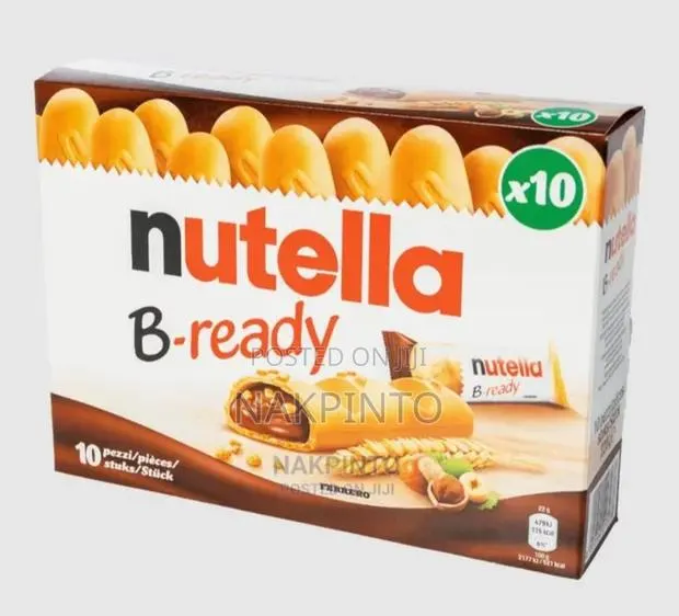 Nutella Biscut(304g 22x) Nutella B-Ready 10x Hazelnut Chocolate Spread · Photo 1