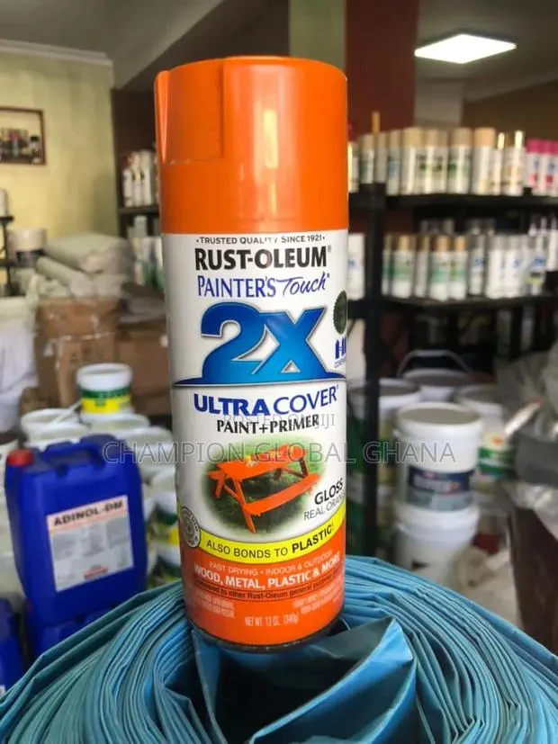 Rust-Oleum 2x Paint and Primer Real Orange · Photo 1