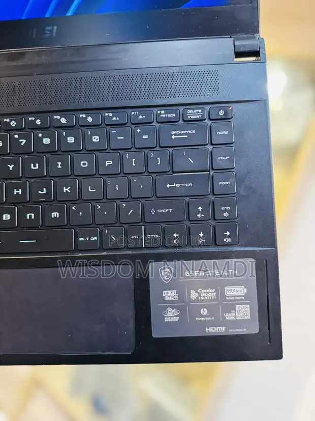 Laptop MSI GS66 Stealth 11UH 16GB Intel Core i7 SSD 512GB · Photo 1