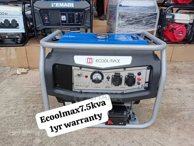 Ecoolmax 7.5kVA Silent Generator – Reliable Home Office Power7.5kva · Photo 1