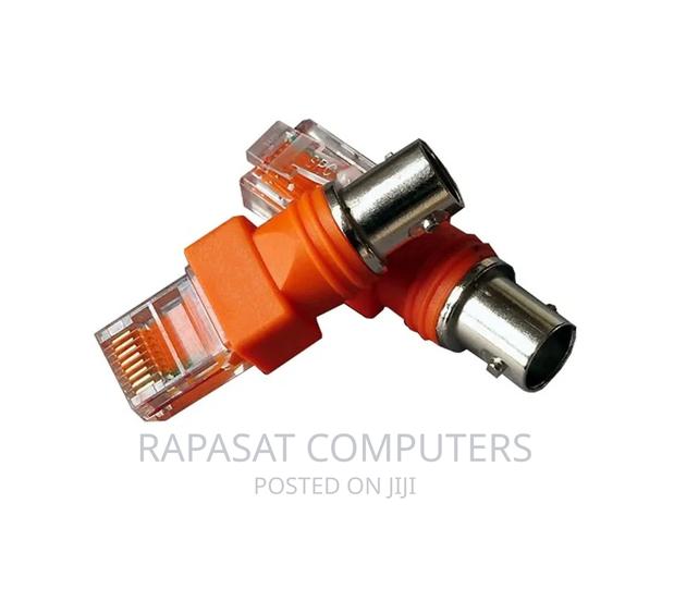 BNC Female to RJ45 Male Coaxial Coupler Adapter - ₵35 Per 1 · Photo 1