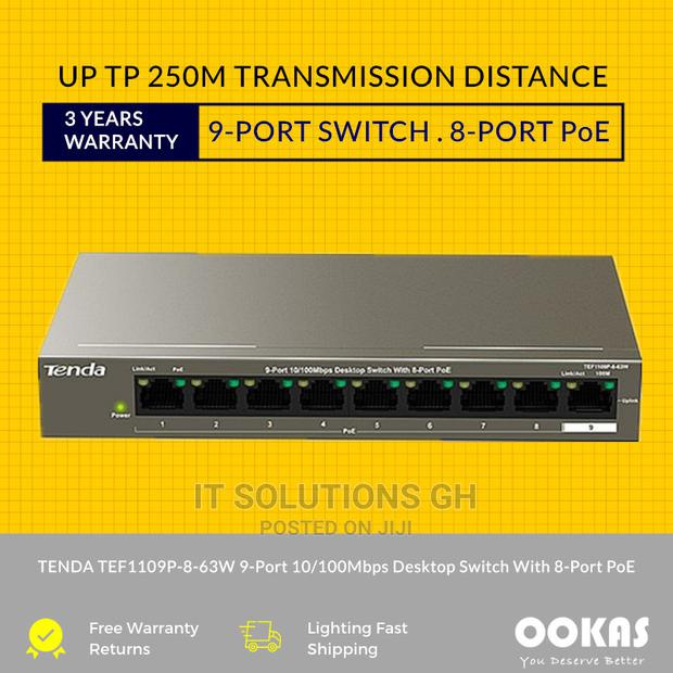 Tenda 9-Port Desktop Poe Switch 10/100mbps · Photo 1