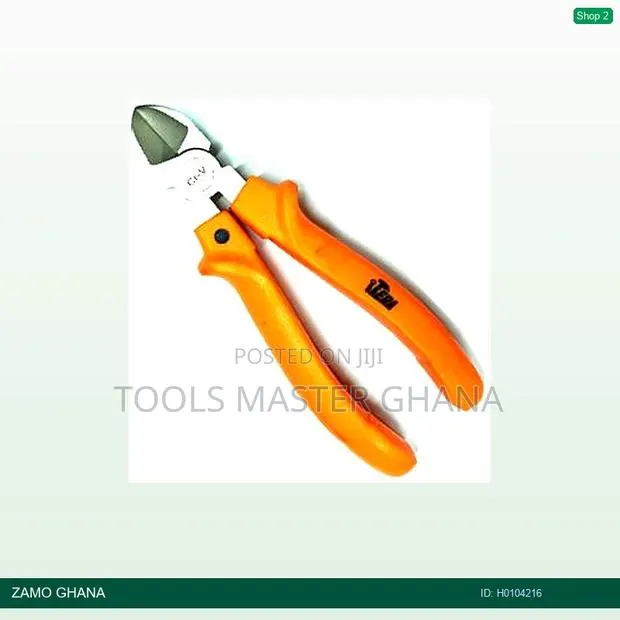 Side Cutter Plier Tera Orange 6inch - H · Photo 1