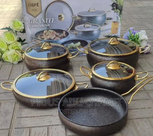 10 PCS Granite Coating Cookware Set · Photo 1