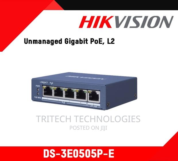 Hikvision 4port Gigabit Unmanaged Poe Switch Ds-3e0505p-E/M · Photo 2
