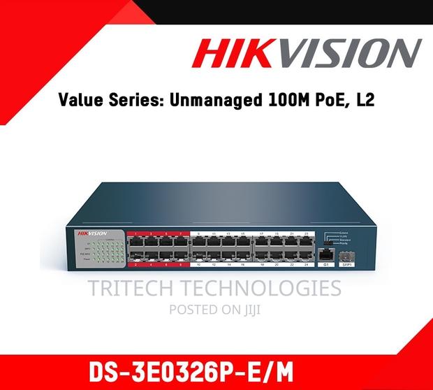 Hikvision 24port Gigabit Smart Poe Switch Ds-3e1526p-Ei/M · Photo 2