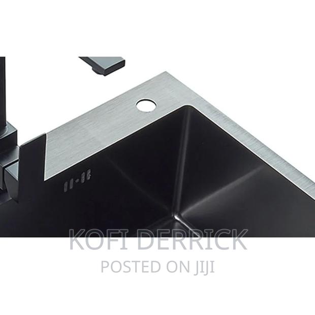 Single Bowl Kitchen Sink Black(60x45cm) · Photo 3