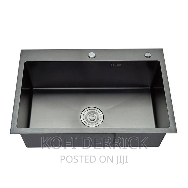 Single Bowl Kitchen Sink Black(60x45cm) · Photo 4