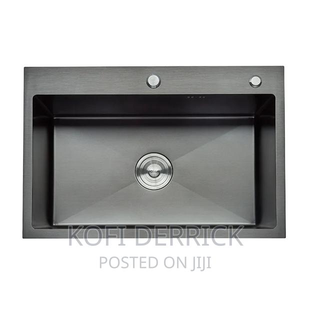 Single Bowl Kitchen Sink Black(60x45cm) · Photo 5