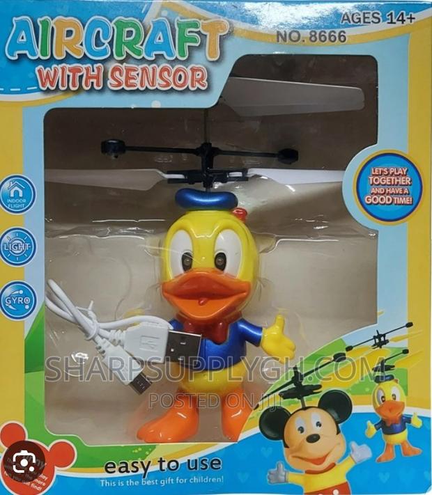 Aircraft With Sensor Flying Donald Duck Super Hero · Photo 2