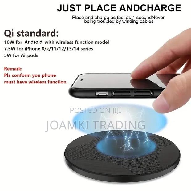 60-100w Wireless Fast Charger Pad 4 iPhones /Android Phones · Photo 4
