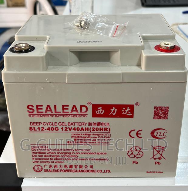 12V 40ah (10hr) Sealead UPS Battery, 12V 40ah Gel Battery · Photo 1
